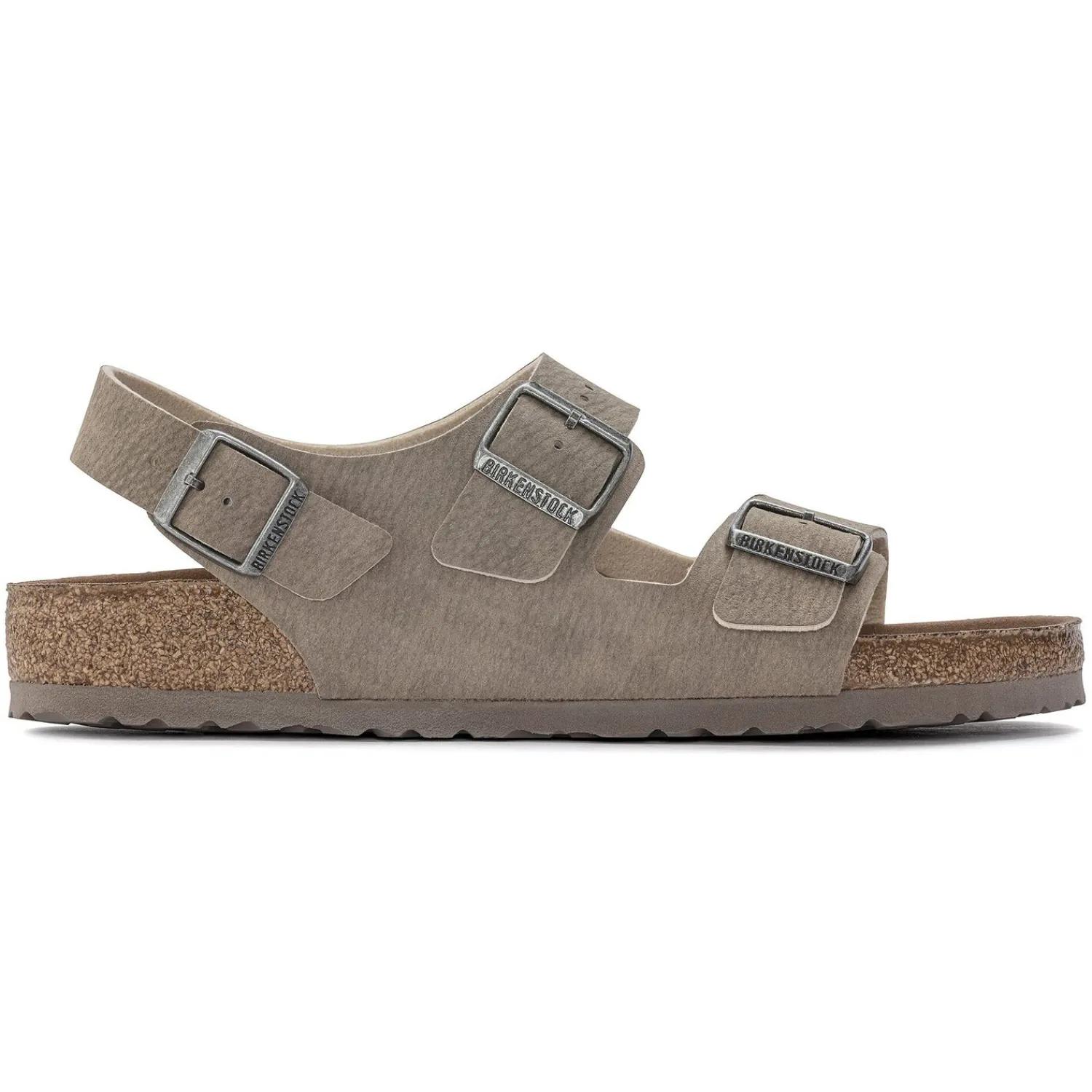 Online Birkenstock Milano Vegan Desert Dust Gray Taupe