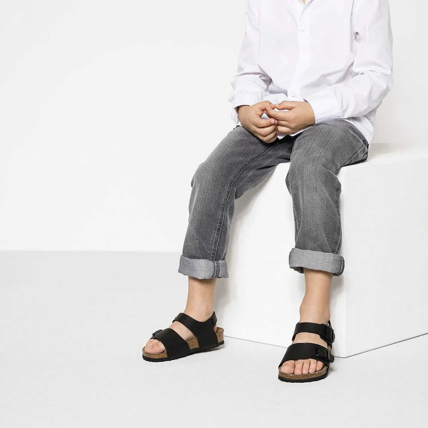 Discount Birkenstock New York Kids Black