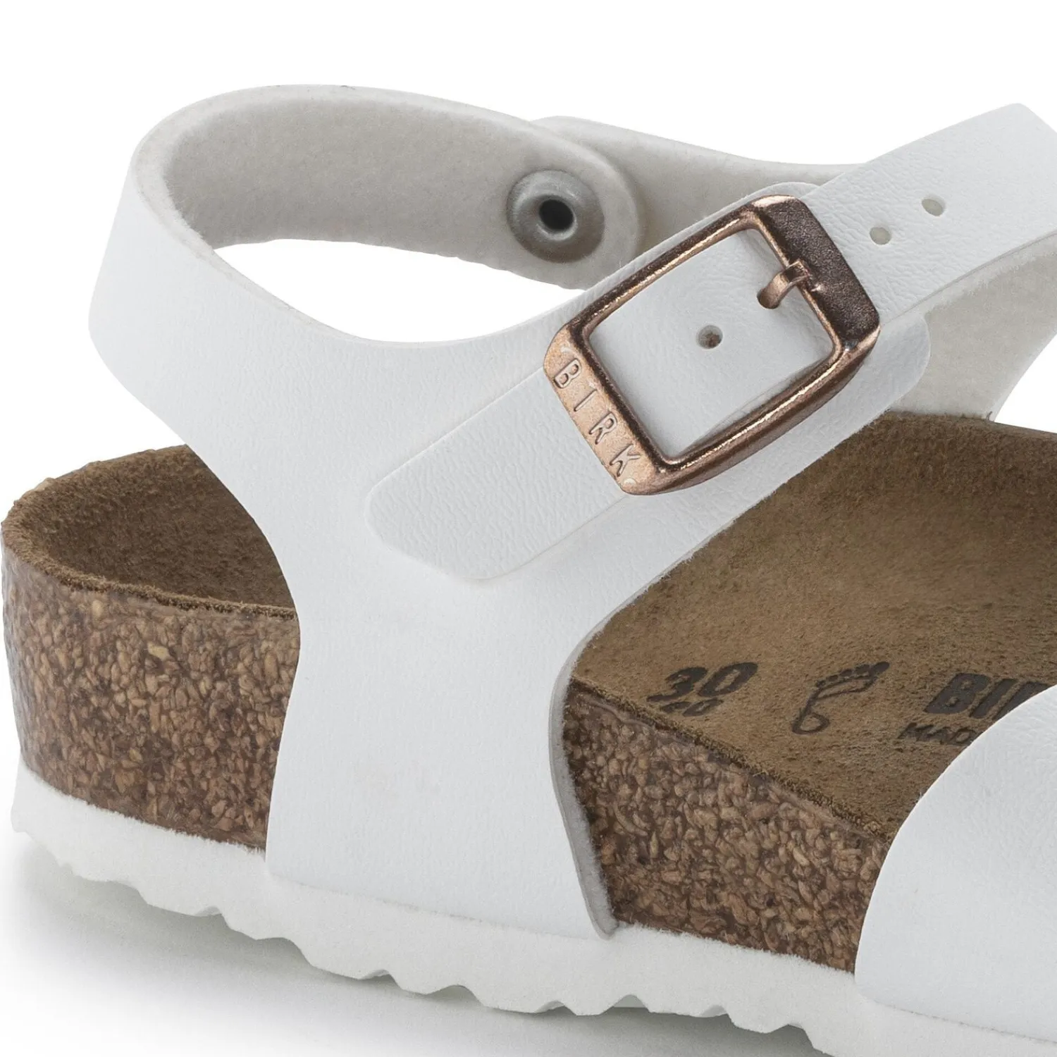 Shop Birkenstock Rio Kids White