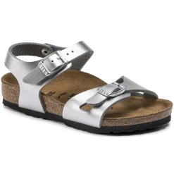 Flash Sale Birkenstock Rio Kids Electric Metallic Silver