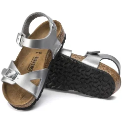 Flash Sale Birkenstock Rio Kids Electric Metallic Silver