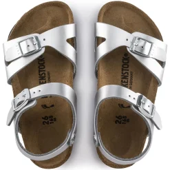 Flash Sale Birkenstock Rio Kids Electric Metallic Silver