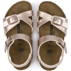 Discount Birkenstock Rio Kids Electric Metallic Copper