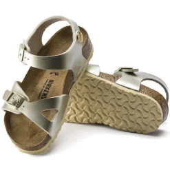 Cheap Birkenstock Rio Kids Electric Metallic Gold