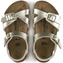 Cheap Birkenstock Rio Kids Electric Metallic Gold