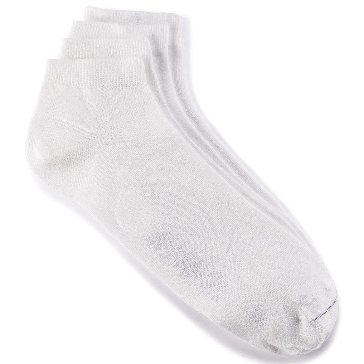 Discount Birkenstock Socquettes Sport En Coton Bio (X2) White