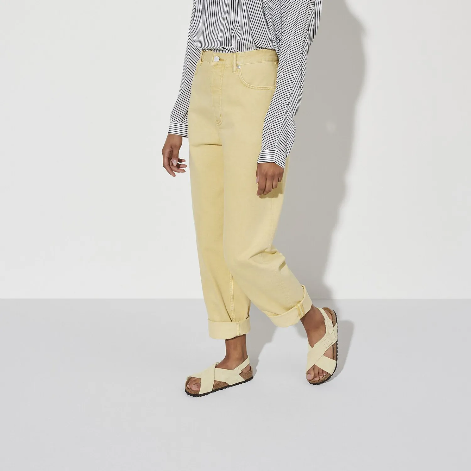 New Birkenstock Tulum Lit De Pied Souple Almond
