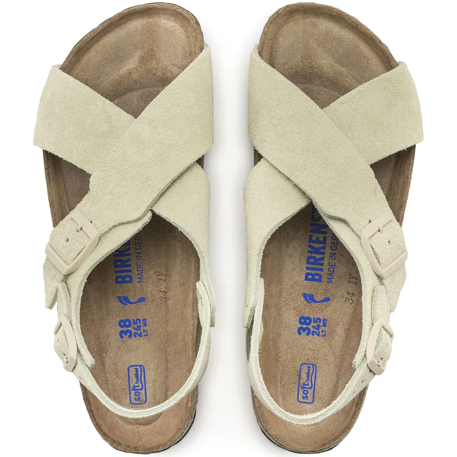 New Birkenstock Tulum Lit De Pied Souple Almond