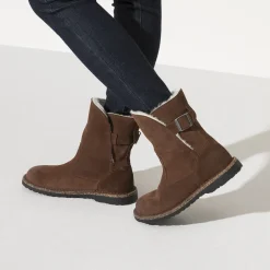 New Birkenstock Uppsala En Fourrure D'Agneau Espresso