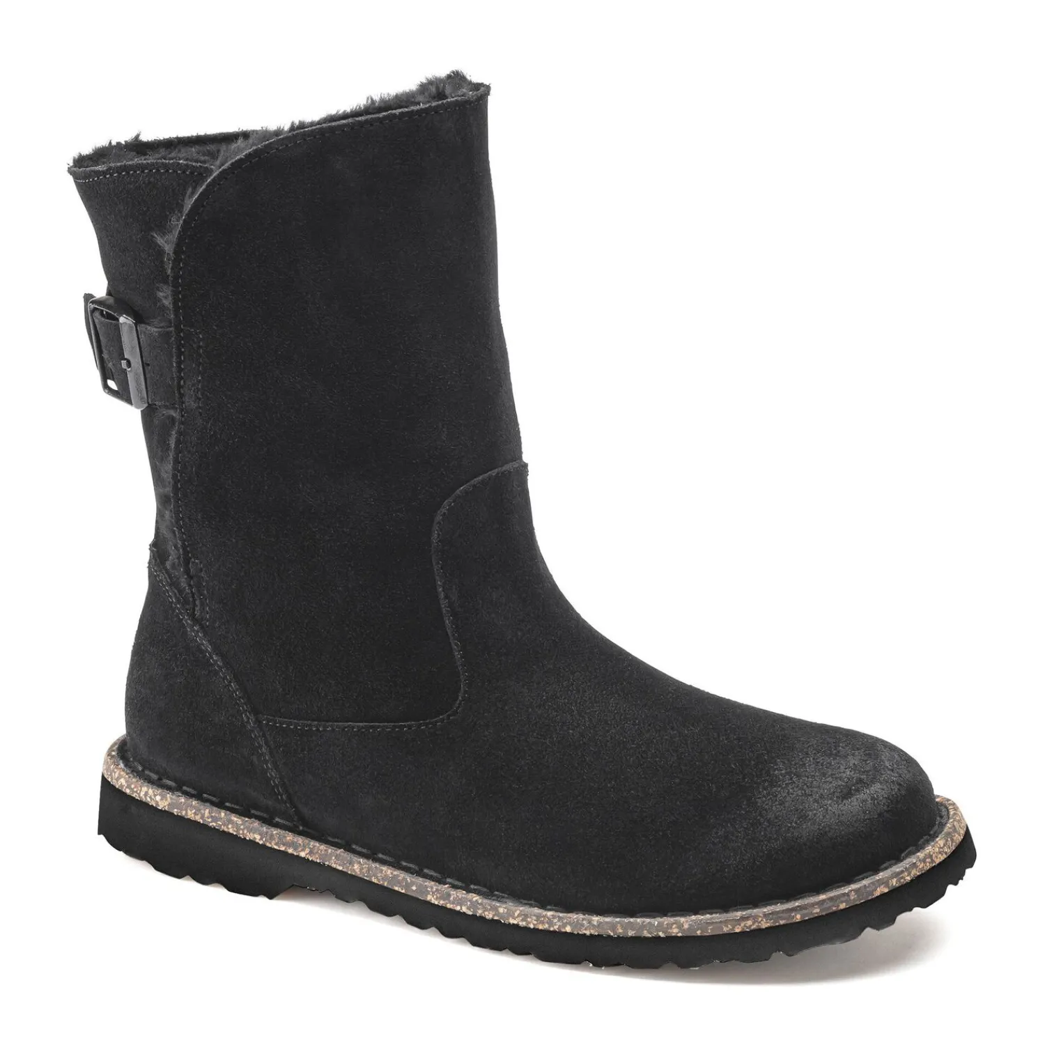 Best Birkenstock Uppsala En Fourrure D'Agneau Black