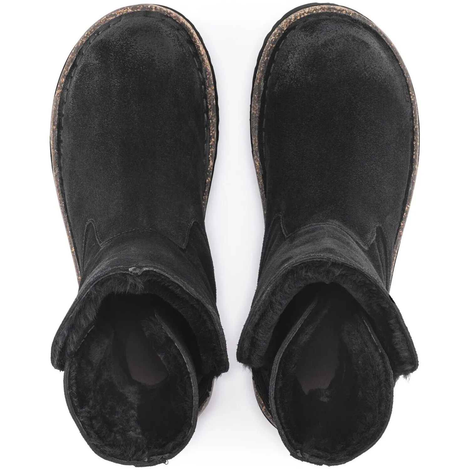 Best Birkenstock Uppsala En Fourrure D'Agneau Black