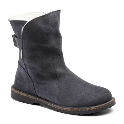 Shop Birkenstock Uppsala En Fourrure D'Agneau Graphite