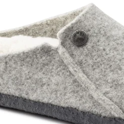 Cheap Birkenstock Zermatt En Fourrure D'Agneau Light Grey