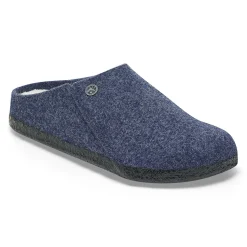 Store Birkenstock Zermatt En Fourrure D'Agneau Dark Blue
