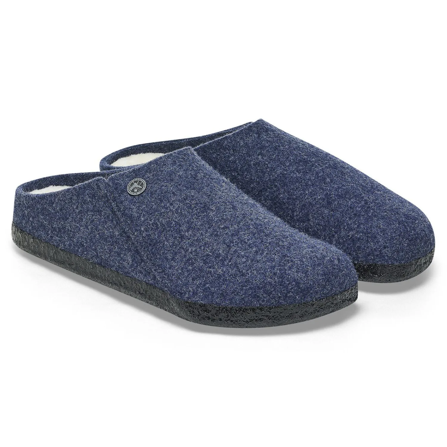 Store Birkenstock Zermatt En Fourrure D'Agneau Dark Blue