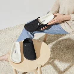 Store Birkenstock Zermatt En Fourrure D'Agneau Anthracite